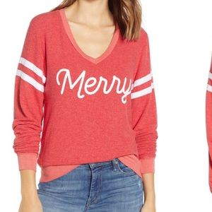 Wildfox “Merry” beach pullover
